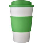 Americano® 350 ml insulated tumbler with grip White/green