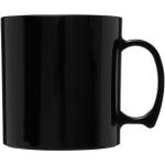 Standard 300 ml plastic mug Black