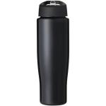 H2O Active® Tempo 700 ml spout lid sport bottle Black