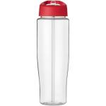 H2O Active® Tempo 700 ml Sportflasche mit Ausgussdeckel Transparent rot