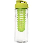 H2O Active® Base 650 ml flip lid sport bottle & infuser Lime