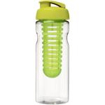 H2O Active® Base 650 ml flip lid sport bottle & infuser Lime