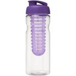H2O Active® Base 650 ml flip lid sport bottle & infuser Transparent lila