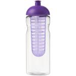 H2O Active® Base 650 ml dome lid sport bottle & infuser Transparent lila