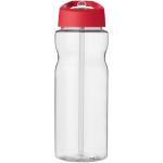 H2O Active® Base 650 ml spout lid sport bottle Transparent red