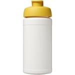 Baseline® Plus 500 ml flip lid sport bottle White/yellow
