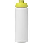 Baseline® Plus 750 ml Flasche mit Klappdeckel, weiß Weiß, lindgrün