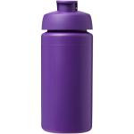 Baseline® Plus grip 500 ml flip lid sport bottle Lila