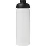 Baseline® Plus grip 750 ml flip lid sport bottle Transparent black