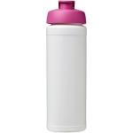 Baseline® Plus grip 750 ml Sportflasche mit Klappdeckel Rosa/weiß