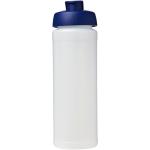 Baseline® Plus grip 750 ml Sportflasche mit Klappdeckel Transparent blau
