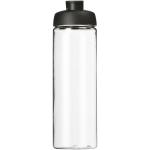 H2O Active® Vibe 850 ml flip lid sport bottle Transparent black