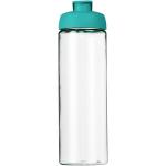 H2O Active® Vibe 850 ml Sportflasche mit Klappdeckel Transparent türkis