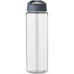 H2O Active® Vibe 850 ml spout lid sport bottle Transparent grey