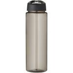 H2O Active® Vibe 850 ml spout lid sport bottle, charcoal Charcoal,black