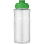 H2O Active® Big Base 1 litre flip lid sport bottle Green
