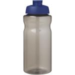 H2O Active® Eco Big Base 1L Sportflasche mit Klappdeckel, blau Blau,kohle