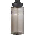 H2O Active® Eco Big Base 1L Sportflasche mit Klappdeckel, schwarz Schwarz,kohle