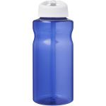 H2O Active® Eco Big Base 1L Sportflasche mit Ausgussdeckel Blau/weiß