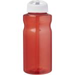 H2O Active® Eco Big Base 1L Sportflasche mit Ausgussdeckel Rot/weiß