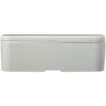 MIYO Renew single layer lunch box, ivory white Ivory white, pebble gray