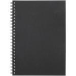 Desk-Mate® A5 colour spiral notebook Black