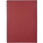 Desk-Mate® A5 farbiges Notizbuch mit Spiralbindung Rot