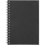 Desk-Mate® A6 colour spiral notebook Black