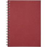 Desk-Mate® A6 farbiges Notizbuch mit Spiralbindung Rot