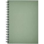 Desk-Mate® A6 colour spiral notebook Light green