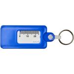 Kym recycled tyre tread check keychain Aztec blue