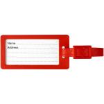 River recycled window luggage tag Red