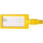 River recycled window luggage tag Yellow