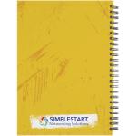 Desk-Mate® A5 Hardcover Journal Weiß/schwarz