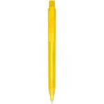 Calypso frosted ballpoint pen Yellow
