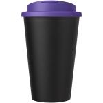 Americano® Eco 350 ml recycled tumbler with spill-proof lid Balck/magenta