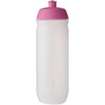 HydroFlex™ Clear 750 ml squeezy sport bottle, pink Pink,transparent