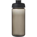 H2O Active® Octave Tritan™ 600-ml-Sportflasche mit Klappdeckel, schwarz Schwarz,kohle