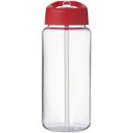 H2O Active® Octave Tritan™ 600 ml spout lid sport bottle Transparent red