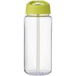 H2O Active® Octave Tritan™ 600 ml spout lid sport bottle Transparent lime