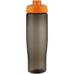 H2O Active® Eco Tempo 700 ml Sportflasche mit Klappdeckel Antrazit/orange