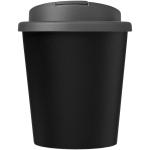 Americano® Espresso Eco 250 ml recycelter Isolierbecher mit auslaufsicherem Deckel Schwarz/silber