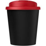 Americano® Espresso Eco 250 ml recycelter Isolierbecher mit auslaufsicherem Deckel Schwarz/rot