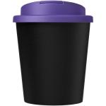 Americano® Espresso Eco 250 ml recycelter Isolierbecher mit auslaufsicherem Deckel, schwarz Schwarz, lila