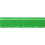 Refari 15 cm recycled plastic ruler Green