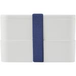 MIYO double layer lunch box White/blue