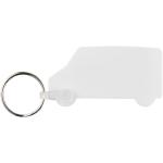 Tait van-shaped recycled keychain White