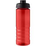 H2O Active® Eco Treble 750 ml Sportflasche mit Stülpdeckel Rot/schwarz