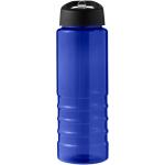 H2O Active® Eco Treble 750 ml Sportflasche mit Stülpdeckel, blau Blau,schwarz