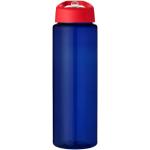 H2O Active® Eco Vibe 850 ml Sportflasche mit Ausgussdeckel Blau/rot